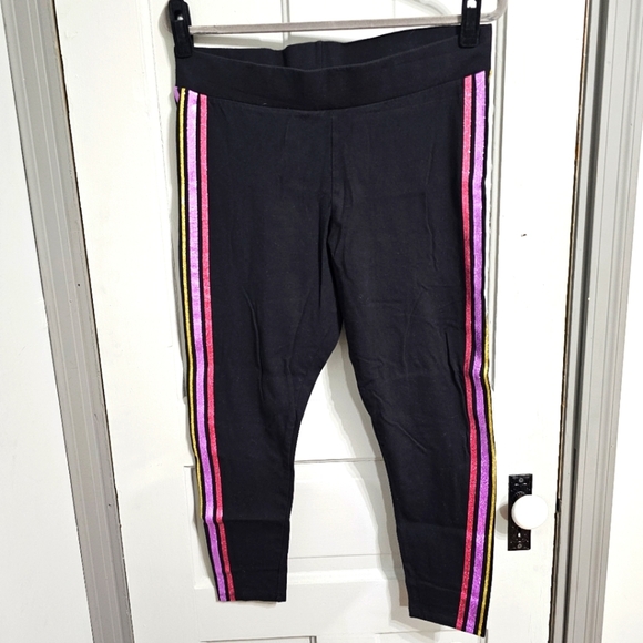 Torrid Premium Leggings - Multicolor Side Strip Black - Picture 2 of 8